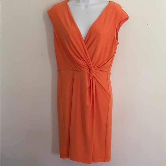 kelly and diane orange dress size 10 - Picture 1 of 1